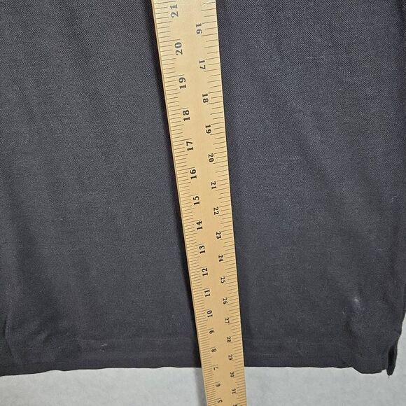 Wool & Prince Signature Polo Men’s Size Large Black Merino Wool - Picture 6 of 11